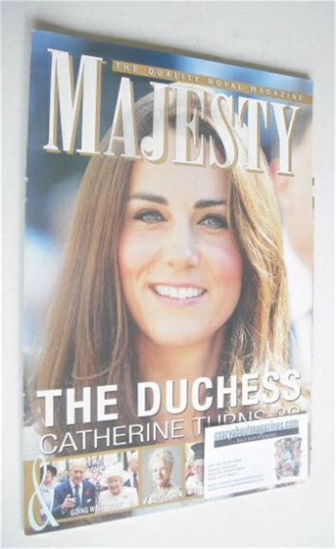 Majesty Magazine The Duchess Of Cambridge Cover January 2012