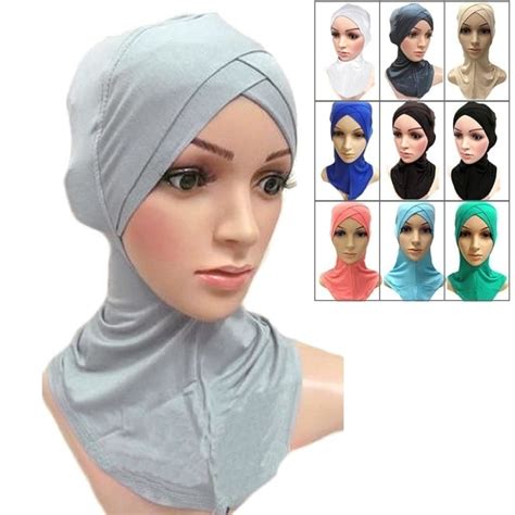 Muslim Kids Girls Hijab Caps Scarf Islamic Hijab Shawls Hat Islamic