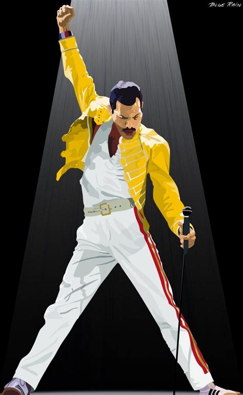 Freddie Mercury Vector By Bluerain1984 Freddie Mercury Queen Art