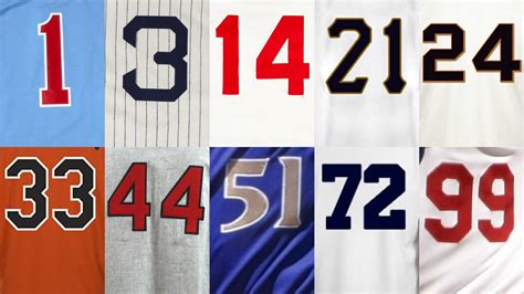 Best All Time Mlb Players At Each Jersey Number 1 99 Sporting News