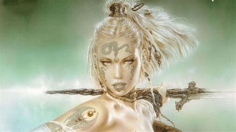 luis royo warrior woman female warrior art fantasy women luis royo