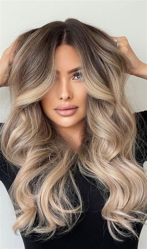 50 Fabulous Fall Hair Color Ideas For Autumn 2022 Beige Sand Blonde Balayage