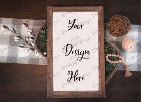 Download All Free Mockups - Free Farmhouse Style Blank Wood Sign Mockup Mock Up Flat (PSD) | Sign mockup ...