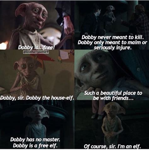 Dobby Quotes Elf House Dobby Quotes Dobby