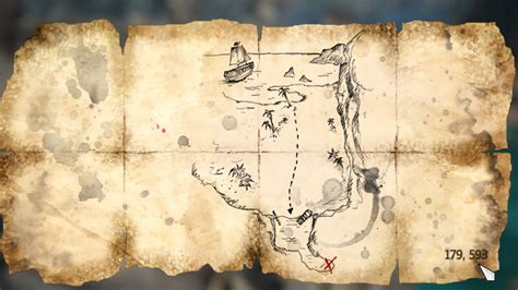Assassins Creed Black Flag Treasure Maps Map Of The World