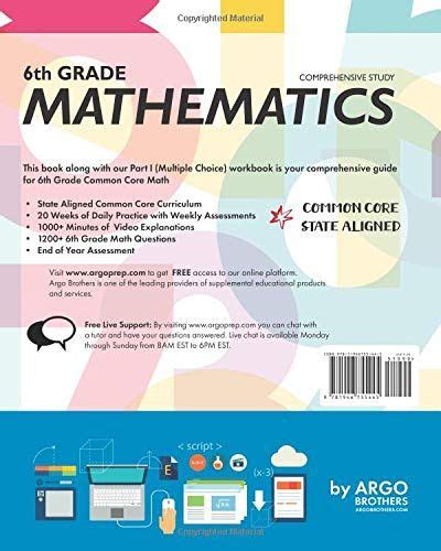 6th Grade Common Core Math Daily Practice Workbook Part Ii Free