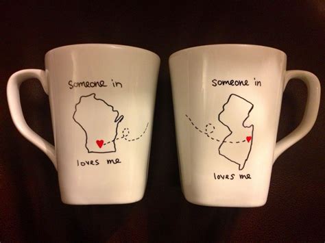 I wanted to buy this one for a long time and you got it for me, thanks a lot, dude. Long distance friendship mugs. Made this for my best ...