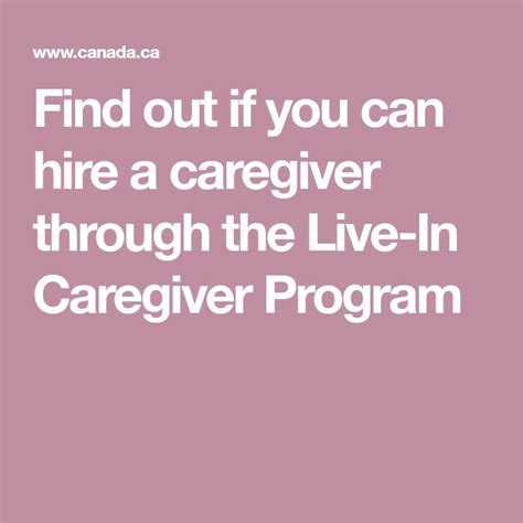 Find Out If You Can Hire A Caregiver Through The Live In Caregiver