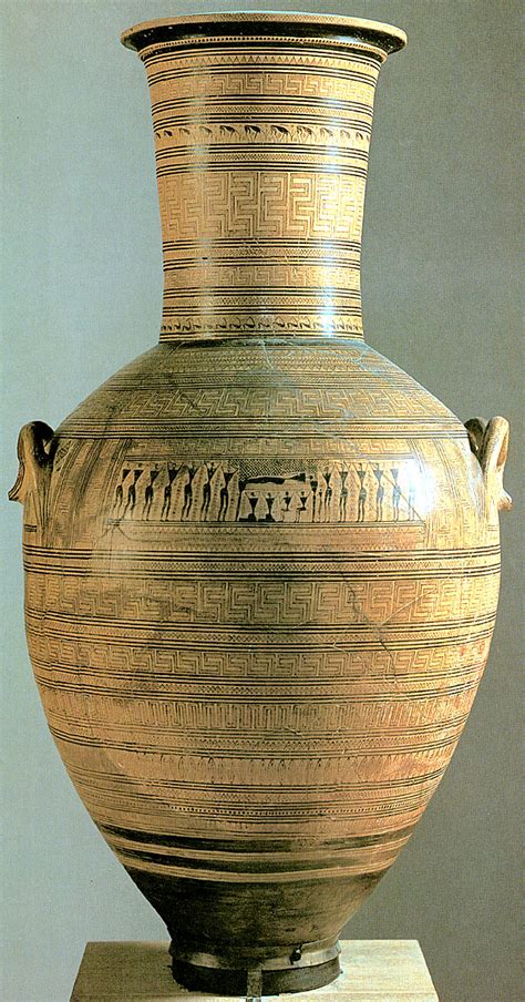 Funerary Krater From The Dipylon Cemetery