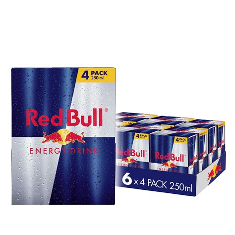 Buy Red Bull Energy Drink 250 Ml X4 Pack Of 6 Online At Desertcartuae