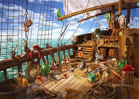 Pirate Ship Deck Wallpaper