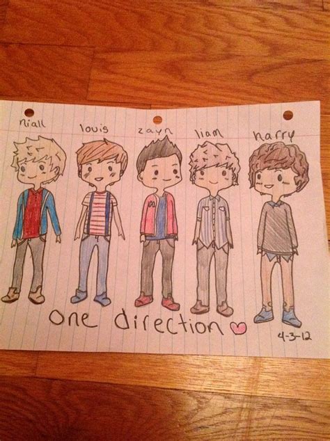 One Direction Drawings Cartoon Telegraph