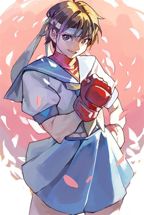 Sakura Street Fighter Sakura Street Fighter Street Fighter Characters Street Fighter Art