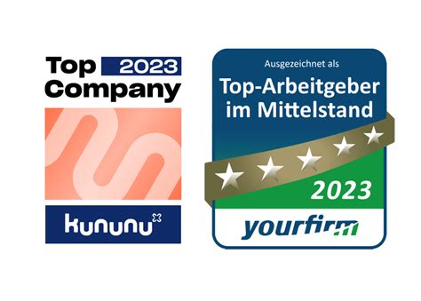 Wir Wurden Ausgezeichnet Zum Top Arbeitgeber Und Zur Top Company 2023