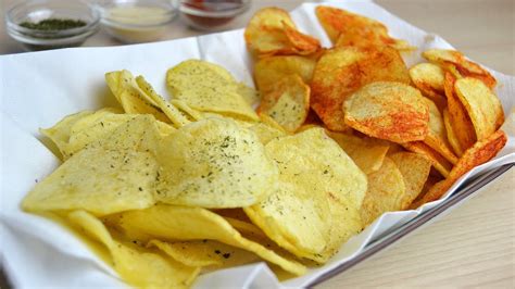 How To Make Potato Chips Easy Homemade Potato Crisps Recipe Youtube