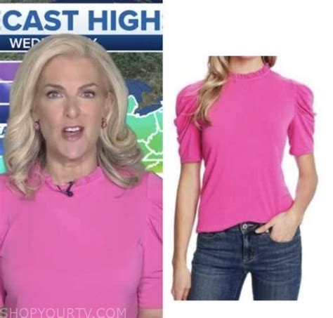 Fox And Friends January 2022 Janice Deans Hot Pink Puff Sleeve Top