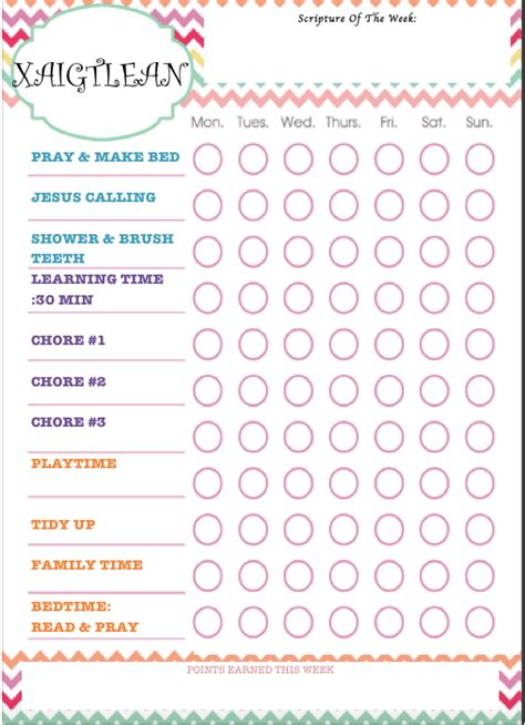 Summer Chore Chart To Help Me Find Balance As A Mom To 3 Kids How To
