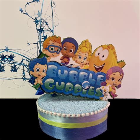 Bubble Guppies Cake Topper The Brat Shack Party Store