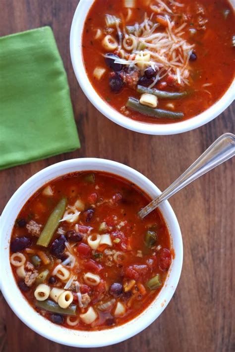 Would the fast cooking time rob the chili of the deep flavor that i love? Instant Pot (Ground Turkey) Minestrone Soup - 365 Days of Slow Cooking and Pressure Cooking