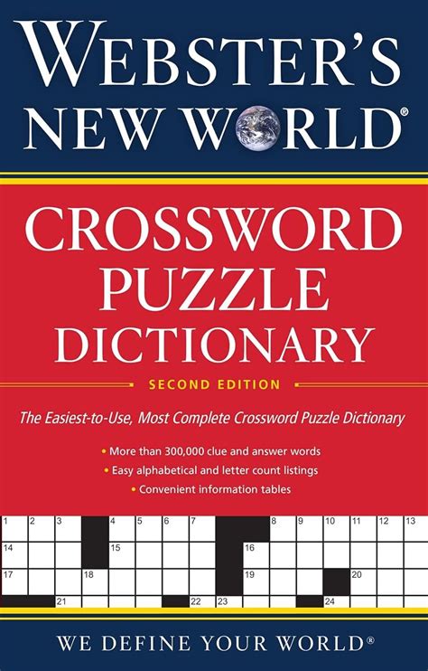 Websters New World® Crossword Puzzle Dictionary 2nd Ed Cheap