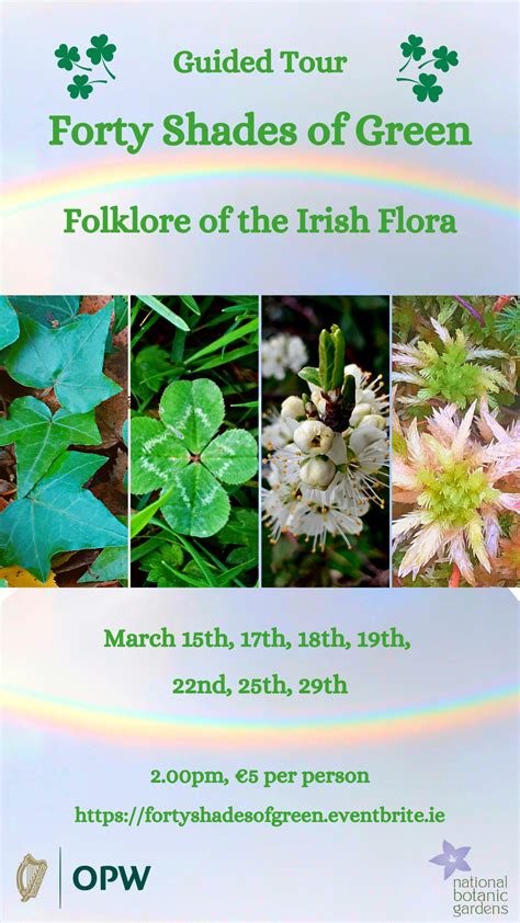Guided Tour Forty Shades Of Green Folklore Of The Irish Flora