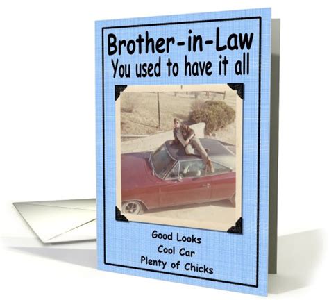 Funny Birthday Brother In Law Card 416217