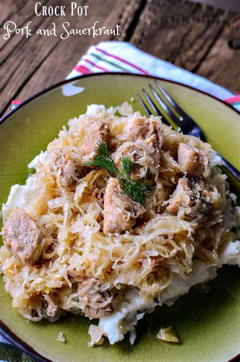 You'll wake up to the perfect lunch. Crock Pot Pork and Sauerkraut Recipe