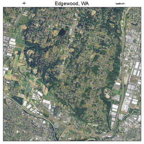 Aerial Photography Map Of Edgewood Wa Washington