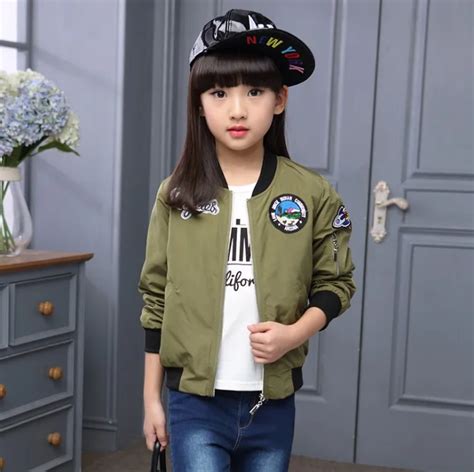 2018 Baseball Coats For Girls Jackets Sports Children Outerwear Kids
