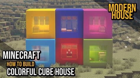Minecraft How To Build Cube House Modern House 26 Youtube