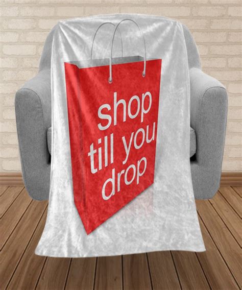 Shop Till You Drop In Shop Till You Drop Shopping Print