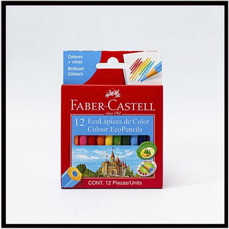 Lapices Faber Castell X12 Cortos Copycentro Librería