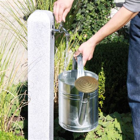 Garden Standpipe Smooth Stone Effect