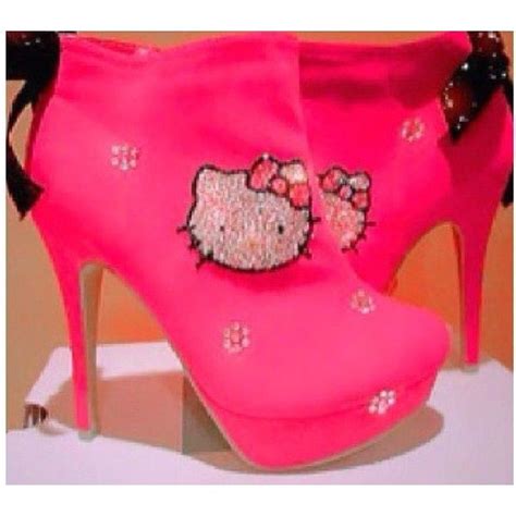 Hello Kitty Ankle Boots Polyvore Hello Kitty Shoes Hello Kitty Heels Hello Kitty High Heels