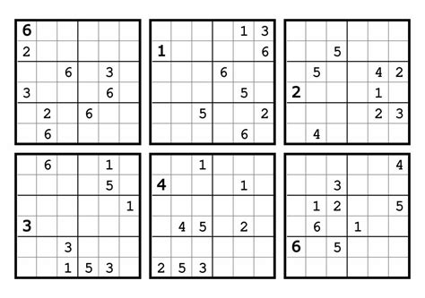 Free Printable Sudoku Puzzles 4 Per Page Printable Jd