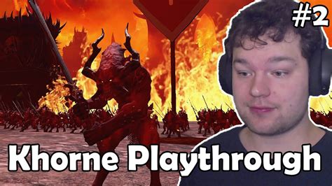 Khorne Campaign Playthrough In Total War Warhammer 3 Part 2 Youtube