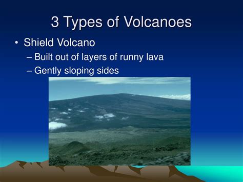 Ppt Three Types Of Volcanoes Powerpoint Presentation Free Download Id 4654408
