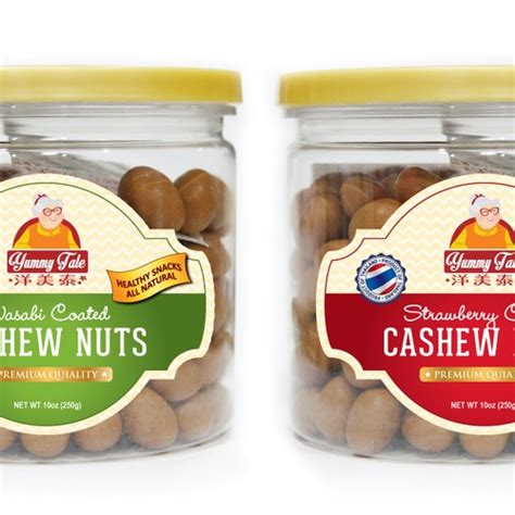 Designs Label For Delicious Cashew Nuts Product Label Contest