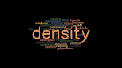 Density Synonyms And Related Words What Is Another Word For Density