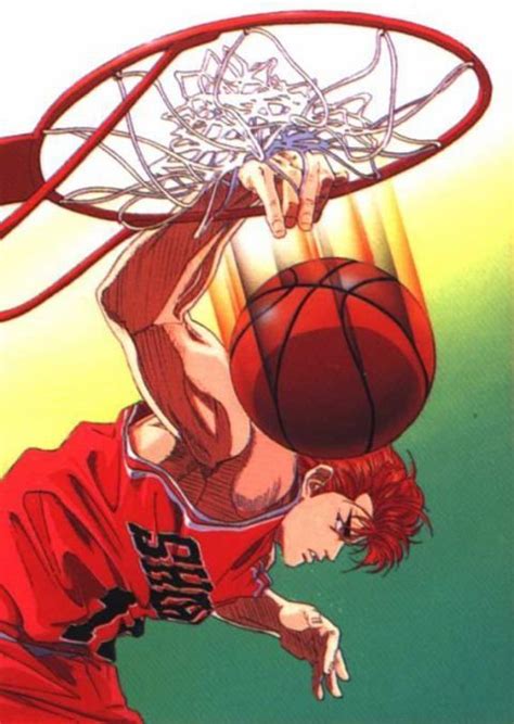 The Great Slam Dunk Of Hanamichi Sakuragi The Genius Anime Slamdunk Slam Dunk Manga Slam