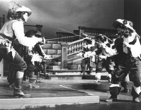 In This Photograph From The Three Musketeers Actors Perform A Staged