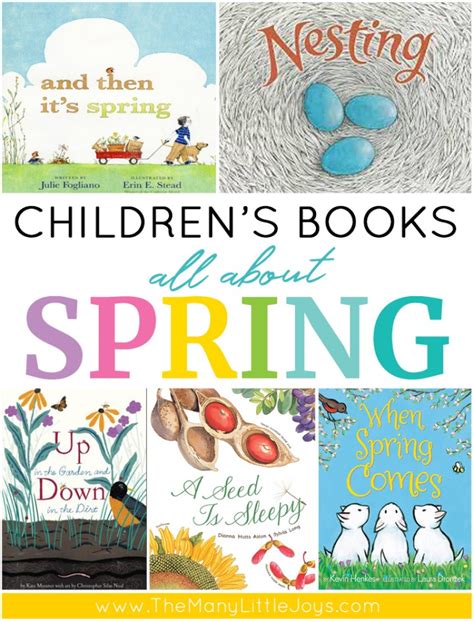 12 Delightful Spring Books For Kids That Celebrate Nature The Many