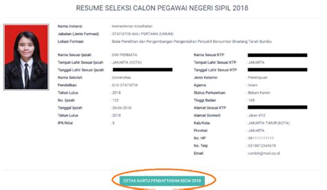 Atau persiapan buat daftar cpns 2021? CARA MENCETAK KARTU PENDAFTARAN SSCN TAHUN 2018 DAN ...