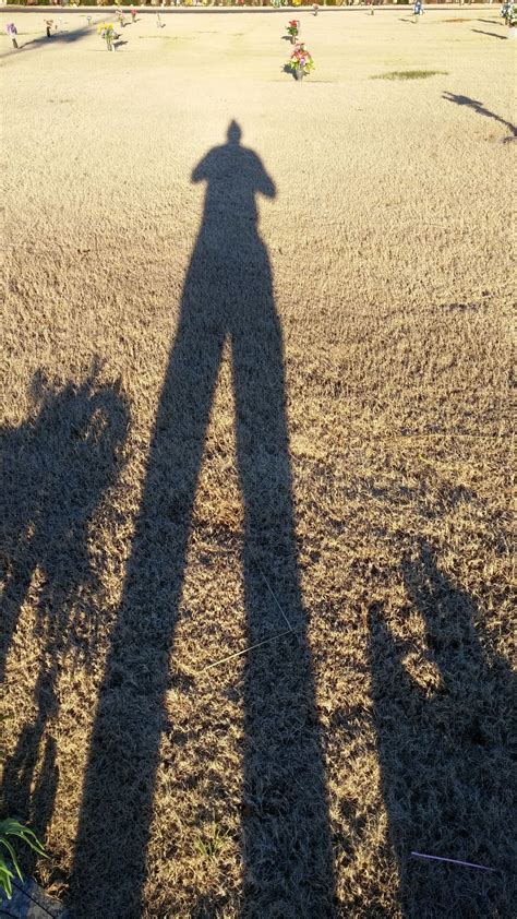 My Long Shadow Of Sorrow At My Mothers And Nephews Gravesite2