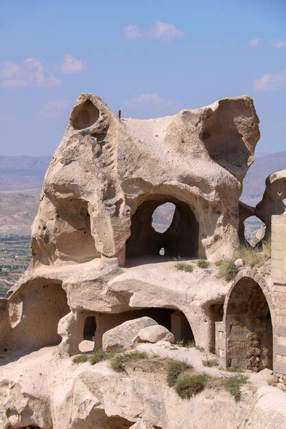 Premium Photo View Of Rock Formation In Uchisar Cappadocia Turkey