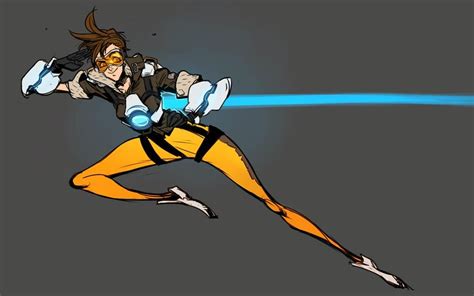 Tracer By Silsol Saika Overwatch Tracer Drawing Games All About Time