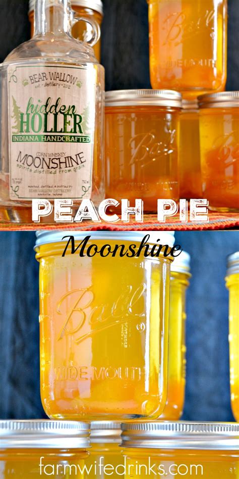 This fun recipe offers inspiration for finding your ideal blend of flavors. Peach Pie Moonshine - The Farmwife Drinks