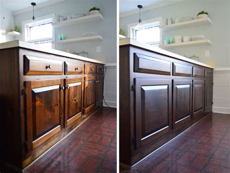 How To Darken Kitchen Cabinets Without Stripping Kitchen Cabinet Ideas