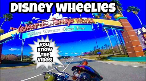 Disney Wheelies On The Harley Davidson Straightup631 Youtube
