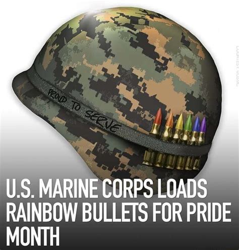 Us Marine Corps Loads Rainbow Bullets For Pride Month Ifunny